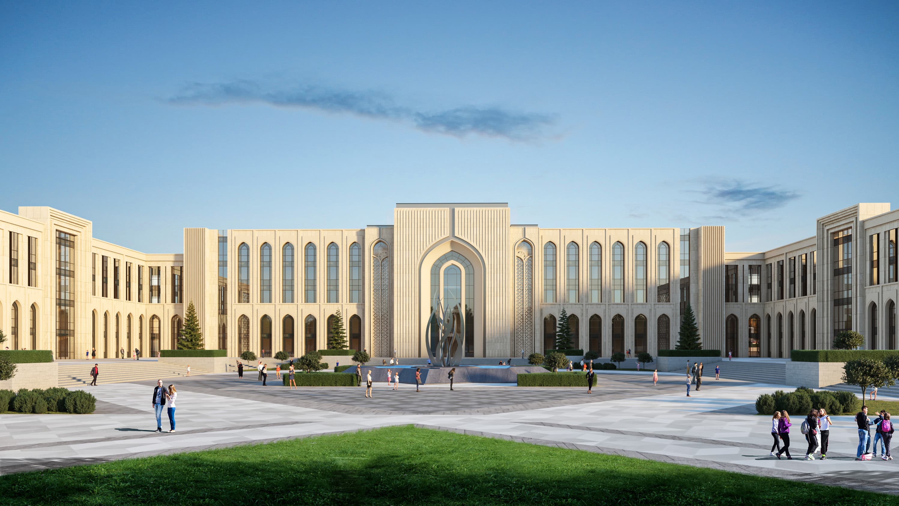 New Uzbekistan University — main campus building, Tashkent